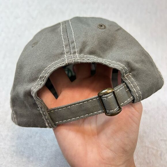 Jillysworld I love Earth Olive Green Dad Style Hat Cap Custom Embroidered main image 4